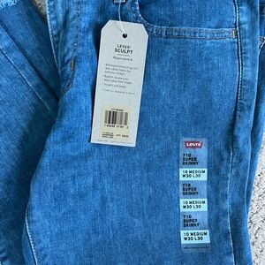 Levi's Blue Super Skinny Jeans